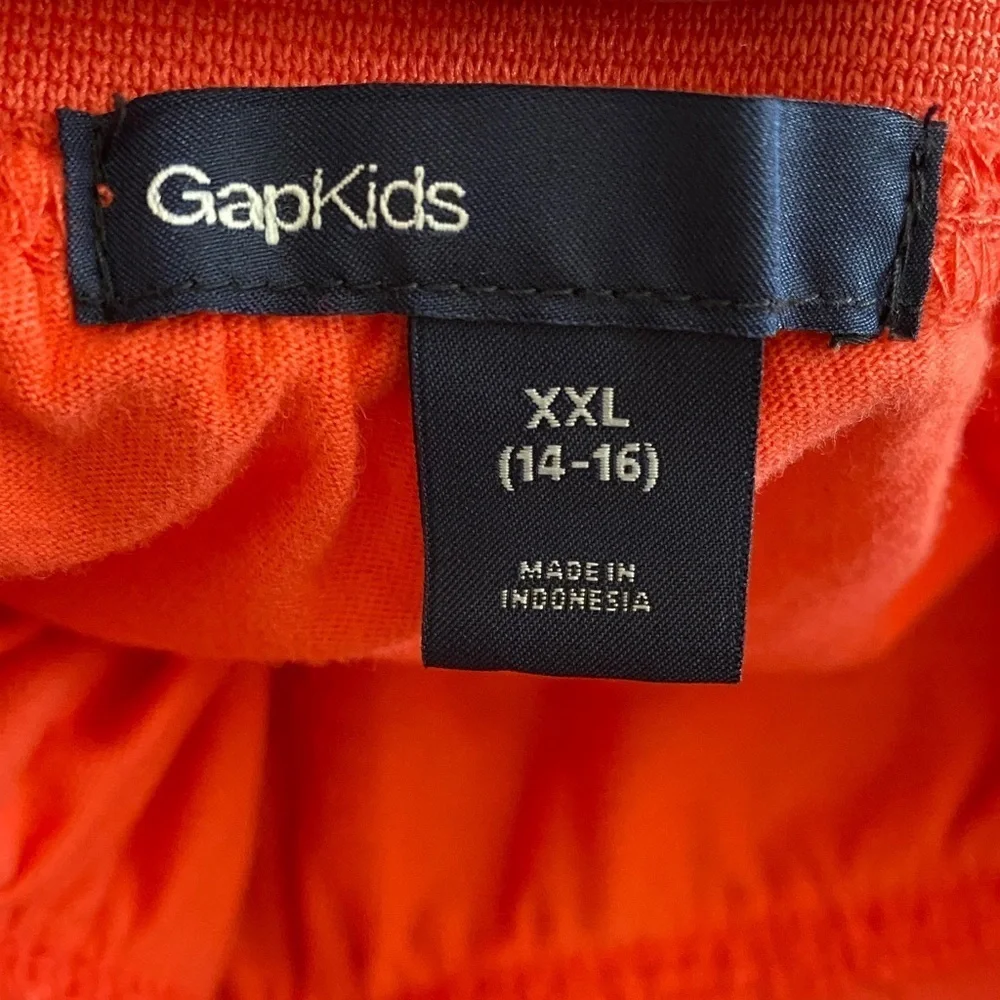 GapKids Tiered Ruffle Skirt Girls XXL 14 16 Coral Orange Mini